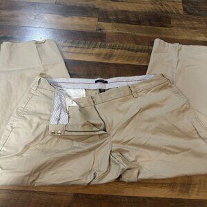 Women's 18W Lands' End Mid-Rise Straight Leg Khakis